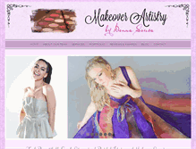 Tablet Screenshot of makeoverartistry.com